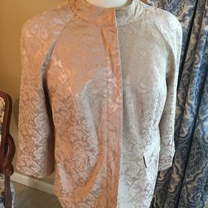 Brocade Gold Peplum Jacket
